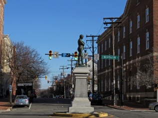 "Appomattox," the statue of an unarmed Confederate soldier.